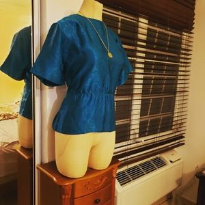 Vintage 80s Blouse - Size M